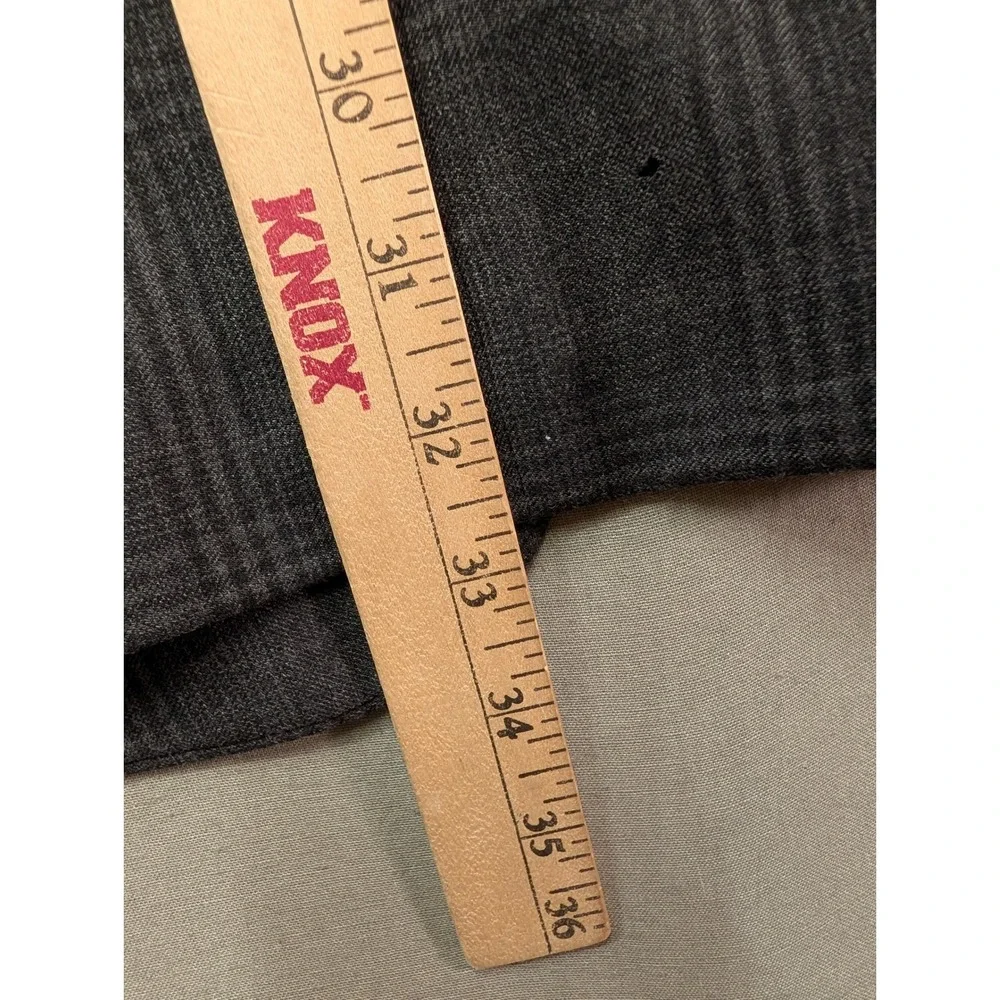 Pronto Uomo Platinum Mens 48 Long Wool Blazer Charcoal Grey Plaid Sport Coat